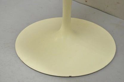 Vintage Knoll Eero Saarinen Red Upholstered Fiberglass Tulip Arm Chair