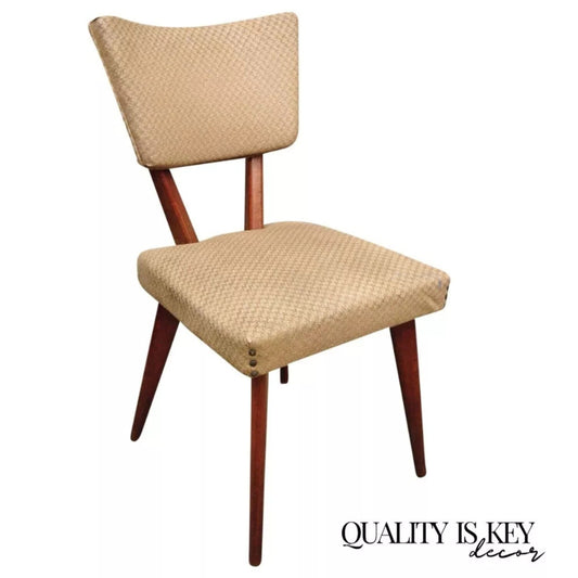 Vintage Mid Century Gilbert Rohde Jens Risom Style Mahogany Dining Chair (C)