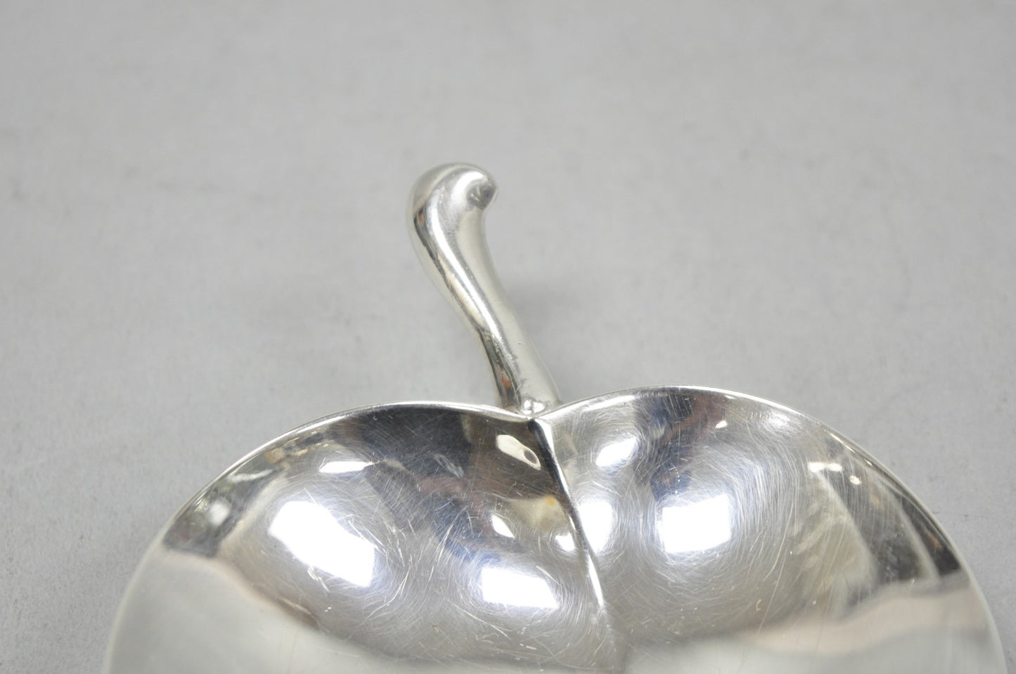 Vintage FB Rogers Modern Silver Plated Small Footed Leaf Trinket Nut Dish
