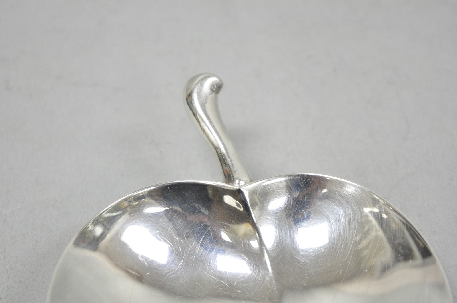 Vintage FB Rogers Modern Silver Plated Small Footed Leaf Trinket Nut Dish