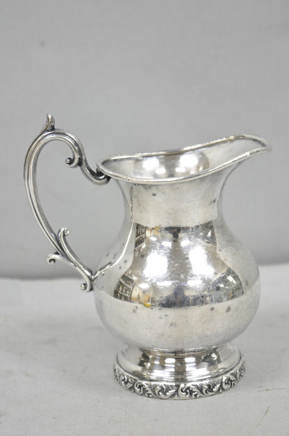 Vintage Victorian Silver Plated Small Coffee Creamer Pot by National 3002