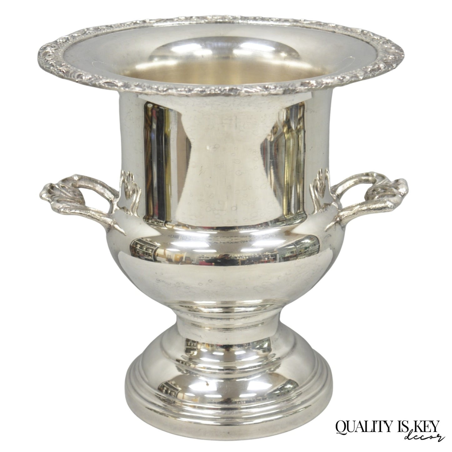 Vintage Victorian Silver Plated Trophy Cup Urn Bar Champagne Chiller Ice Bucket