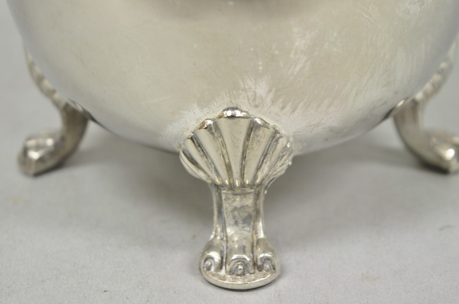 Vintage Victorian Style Silver Plated Bulbous Footed Lemonade Water Pitcher