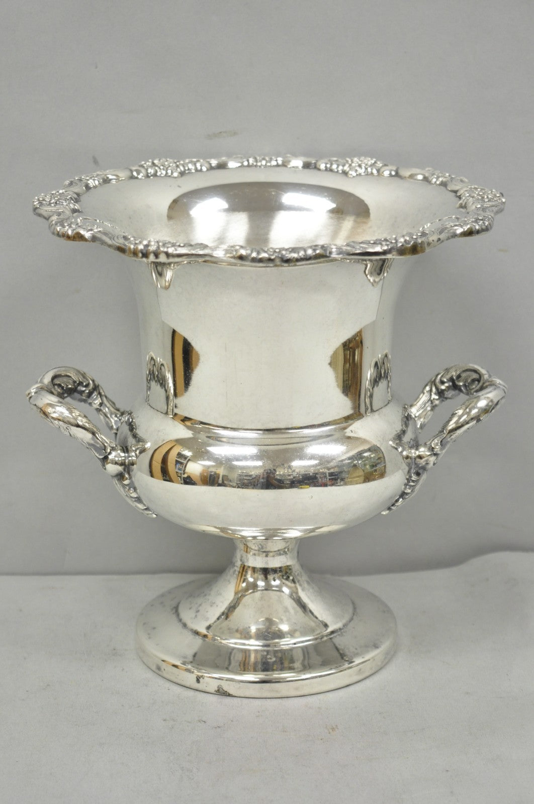 Vintage Victorian Silver Plated Trophy Cup Urn Champagne Chiller Ice Bucket