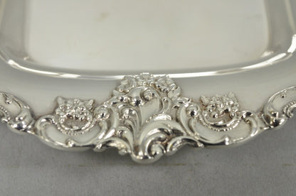 Vintage Baroque by Wallace 210 Silver Plated Narrow Trinket Dish Serving Tray
