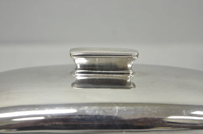 Vintage Reed & Barton Art Deco Mid Century Modern Silver Plated Butter Dish