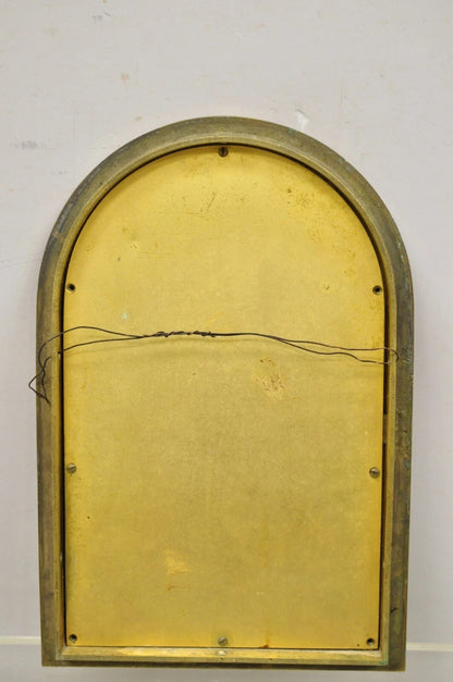 Antique Gothic Bronze Wall Hanging Altar Door Tabernacle with Chalice (A)