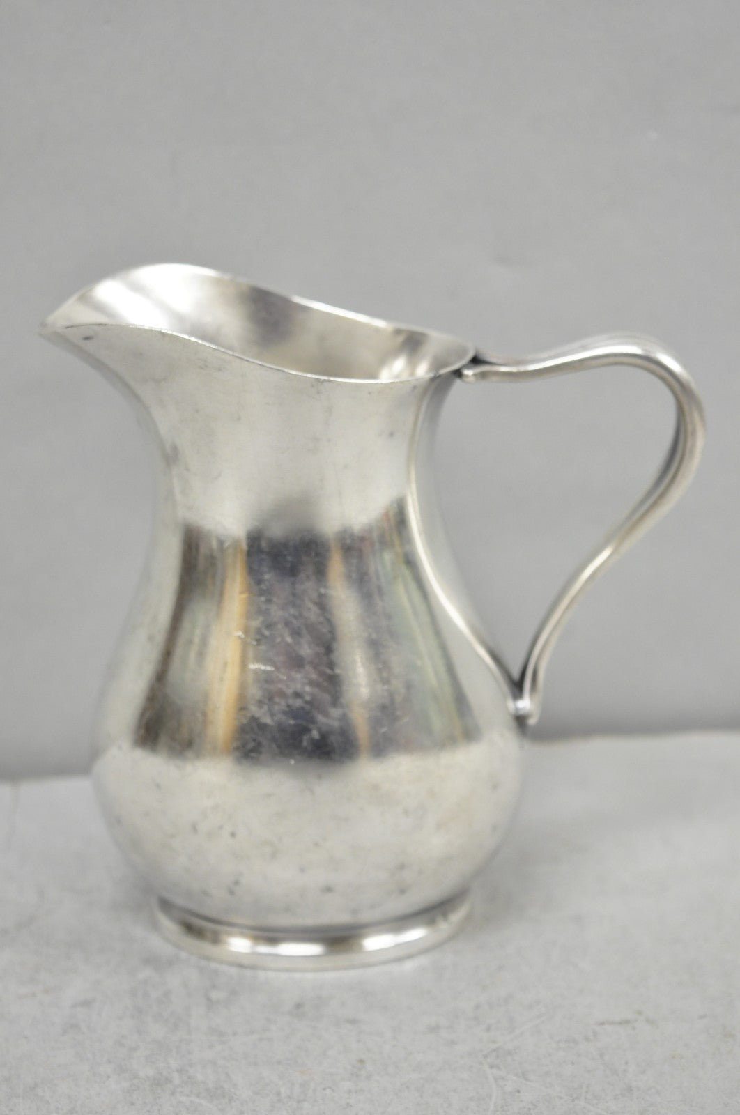 Vintage 1940s US Navy Reed & Barton Silver Plated Soldered Small Creamer Pitcher