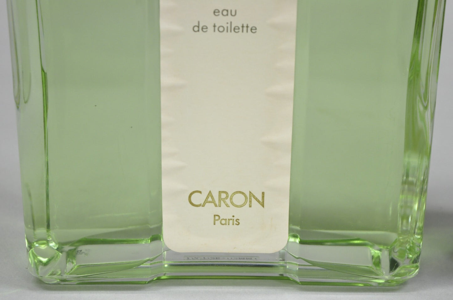 Vintage Large 12" Glass Dummy Bottle Caron Paris Cologne Perfume Store Display
