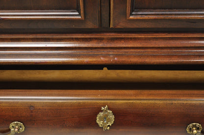 Century Furniture Cardella Cherry Wood Bombe Armoire Wardrobe Dresser TV Cabinet