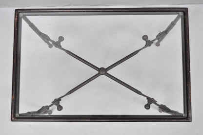 Industrial Modern Giacometti Style Wrought Iron Side Table by Pottery Barn