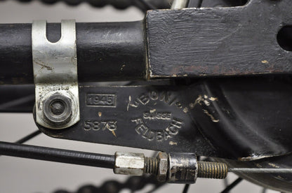Antique WWII Swiss Army 1945 MO-05 Military Bicycle Bike with Leather Frame Pack