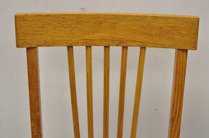 Vintage Mission Arts & Crafts Oak Wood Small Child’s School Desk Chair