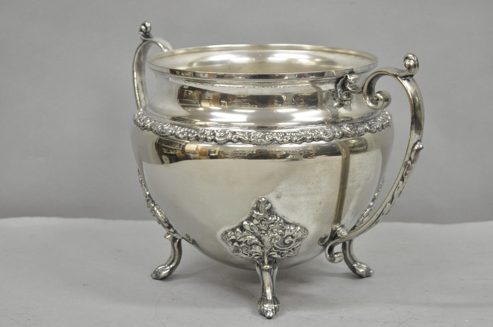 Vintage Victorian Silver Plated Twin Handle Tureen Bar Champagne Chiller Bucket