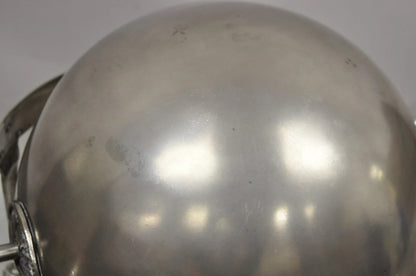 Vintage Regency Silver Plated Steel Round Catering Serving Chafing Dish w/ Lions