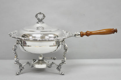 Vintage Sheffield Victorian Silver Plated Large Warmer Chafing Serving Dish