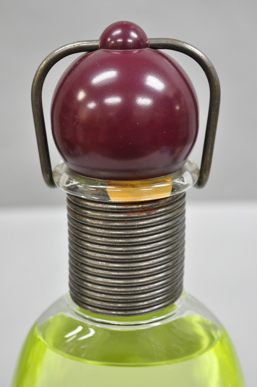 Vintage Large 14" Glass Dummy Bottle Romeo Gigli Cologne Perfume Store Display