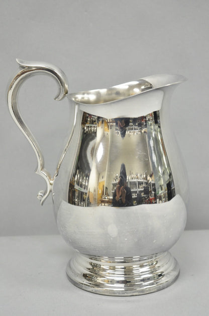 Vintage Reed & Barton 1969 Silver Plated 3.25 Pt. Bulbous Water Pitcher