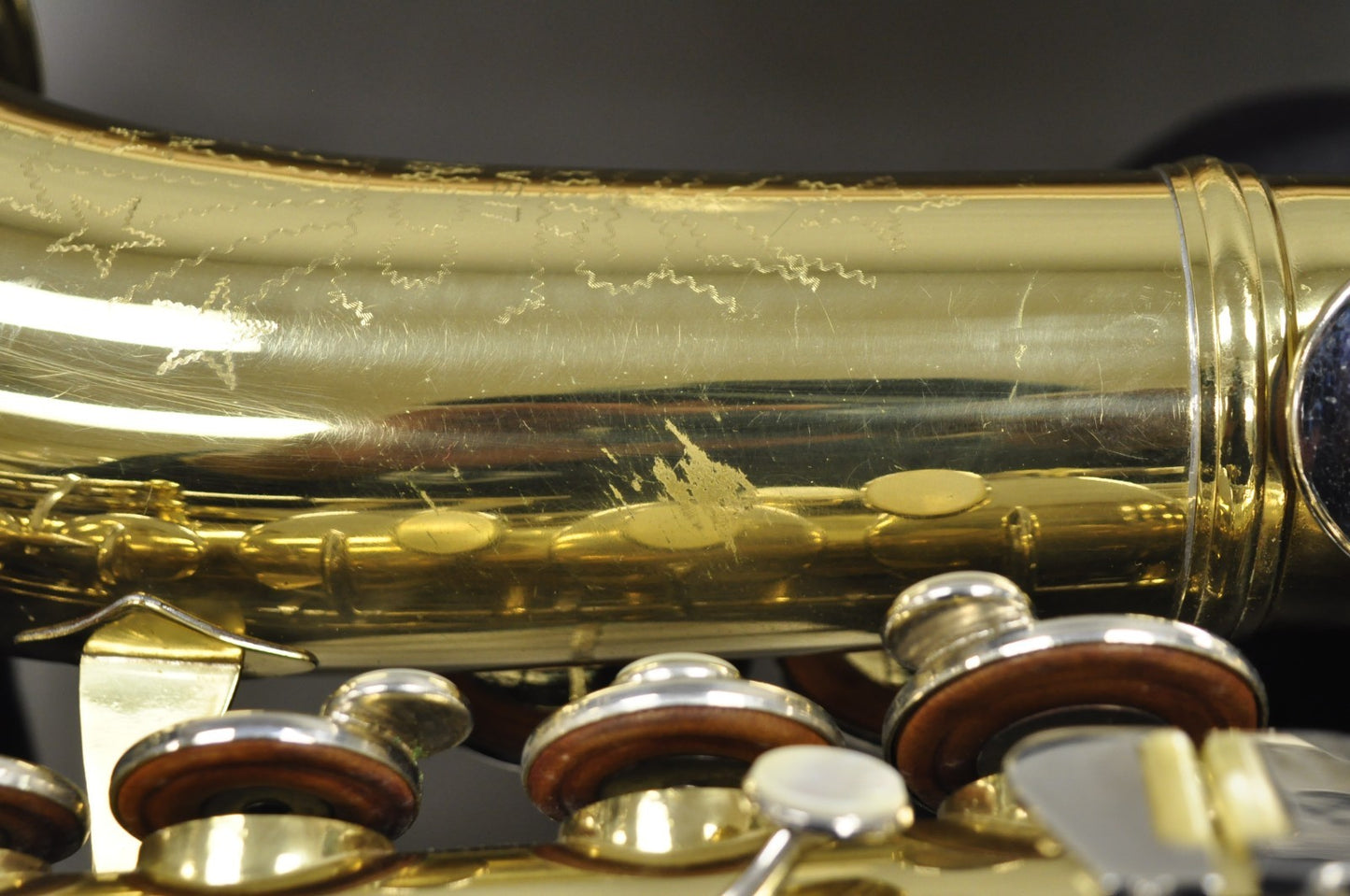 Vintage Conn USA M52762 "Shooting Star" Brass Alto Band Saxophone in Case