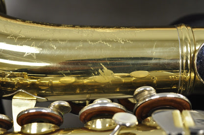 Vintage Conn USA M52762 "Shooting Star" Brass Alto Band Saxophone in Case