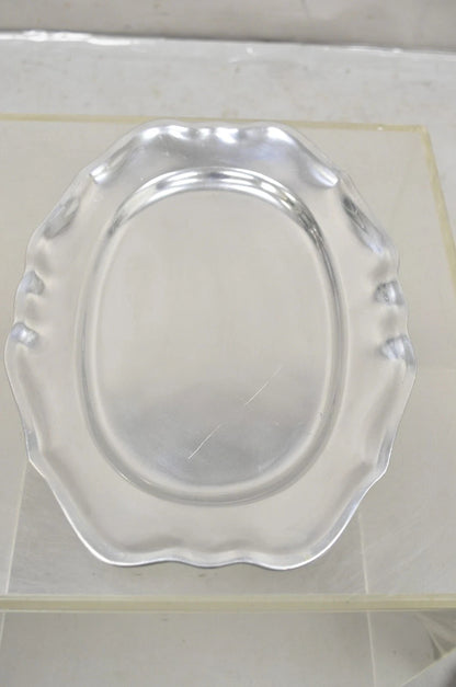 Vintage Wilton Mount Joy, PA Silver Plated Cast Aluminum 14" Dish Platter Tray