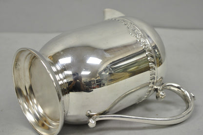 Vintage Sheridan Victorian Style Silver Plated Lemonade Beverage Water Pitcher