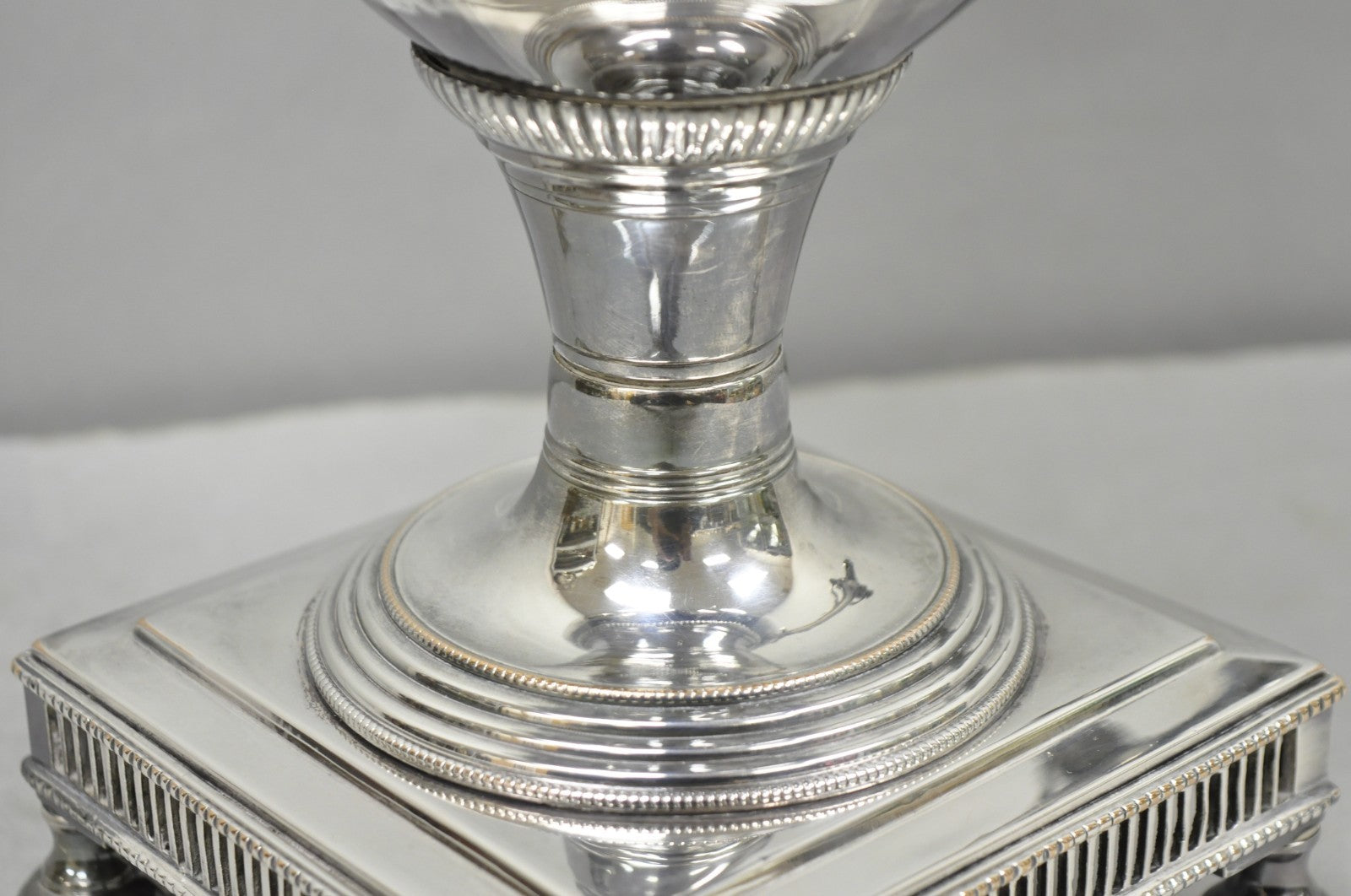 Antique English Regency Silver Plated Trophy Cup Urn Coffee Beverage Samovar