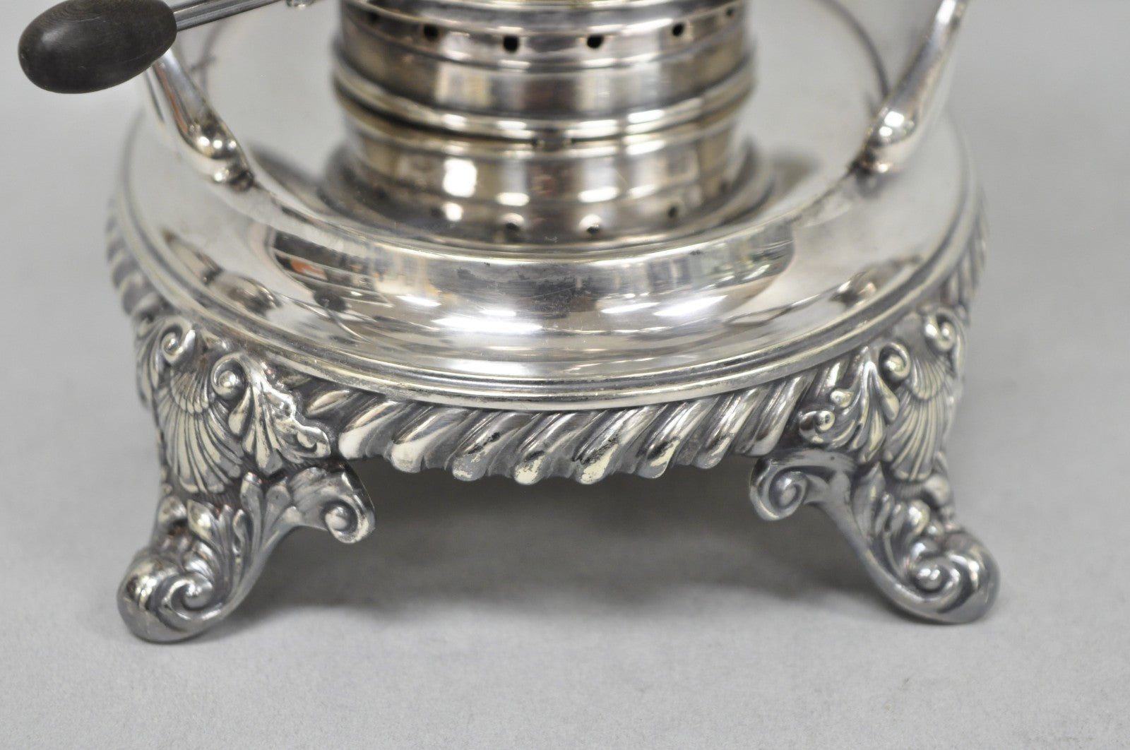 Antique Victorian Silver Plated Gorham 01180 Tilting Teapot Coffee Pot on Stand