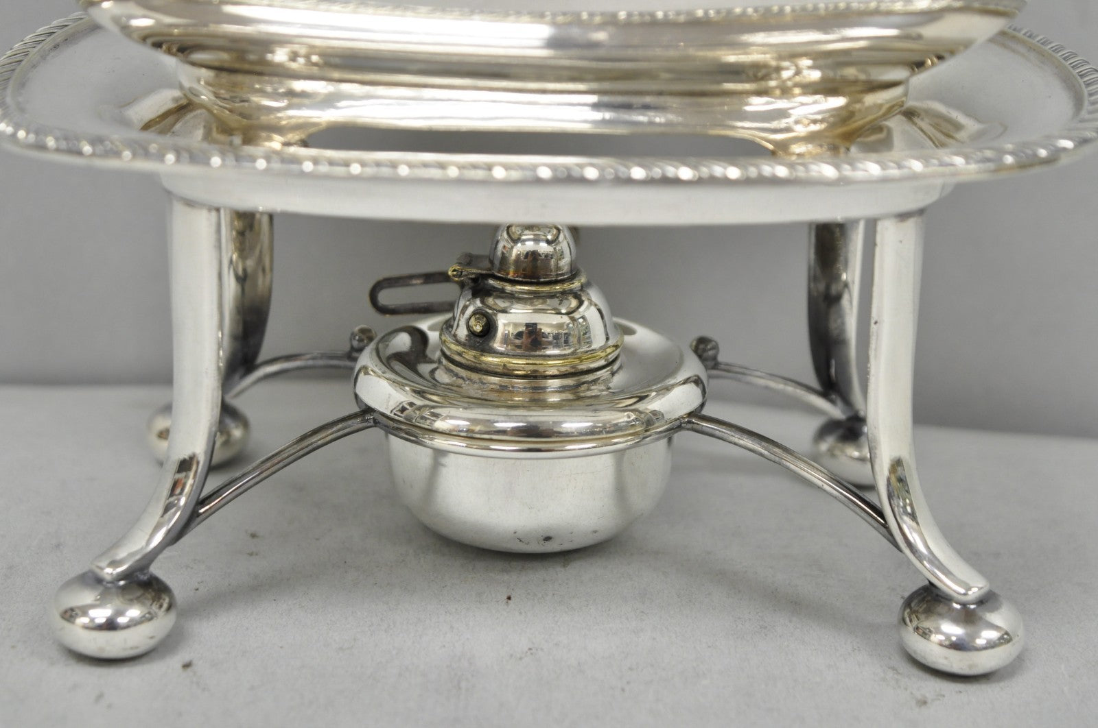 Antique Walker Hall Sheffield Silver Plated Teapot Spirit Kettle on Warmer Stand