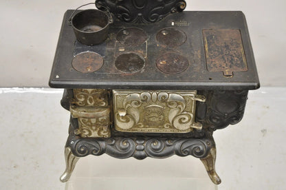 Antique Dolly's Favorite Cast Iron Child Salesman Sample Stove by Favorite Stove