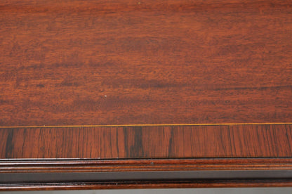 Antique Sheraton Mahogany Duncan Phyfe Dropleaf Sideboard Console Buffet Table
