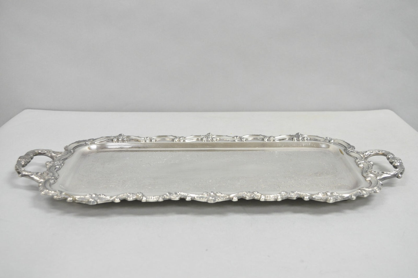 Bristol Silverplate by Poole 132 Silver Plated Narrow Serving Platter Dish Tray