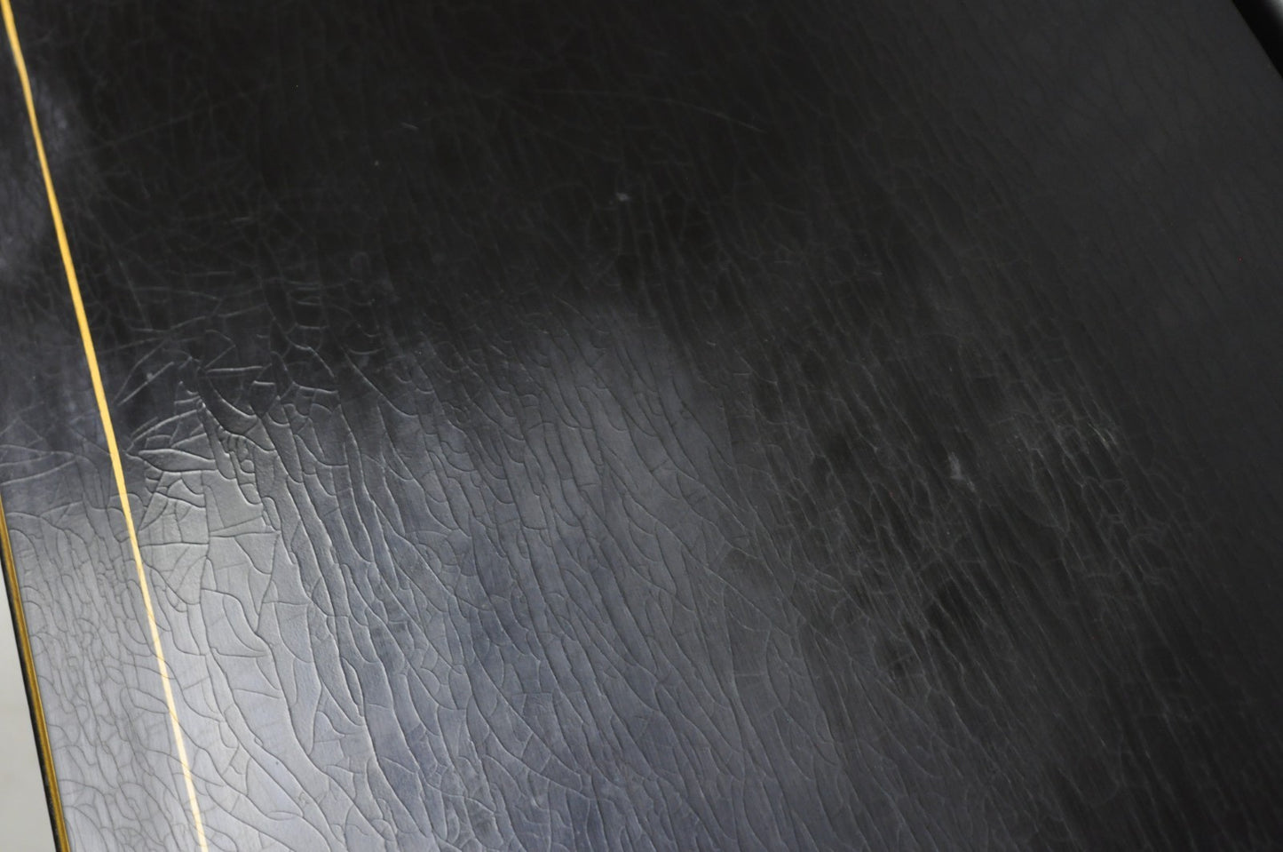 Habersham Chinoiserie Black Lacquer Credenza Buffet Media Entertainment Cabinet