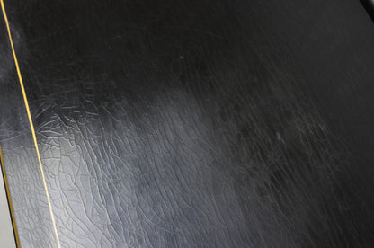 Habersham Chinoiserie Black Lacquer Credenza Buffet Media Entertainment Cabinet