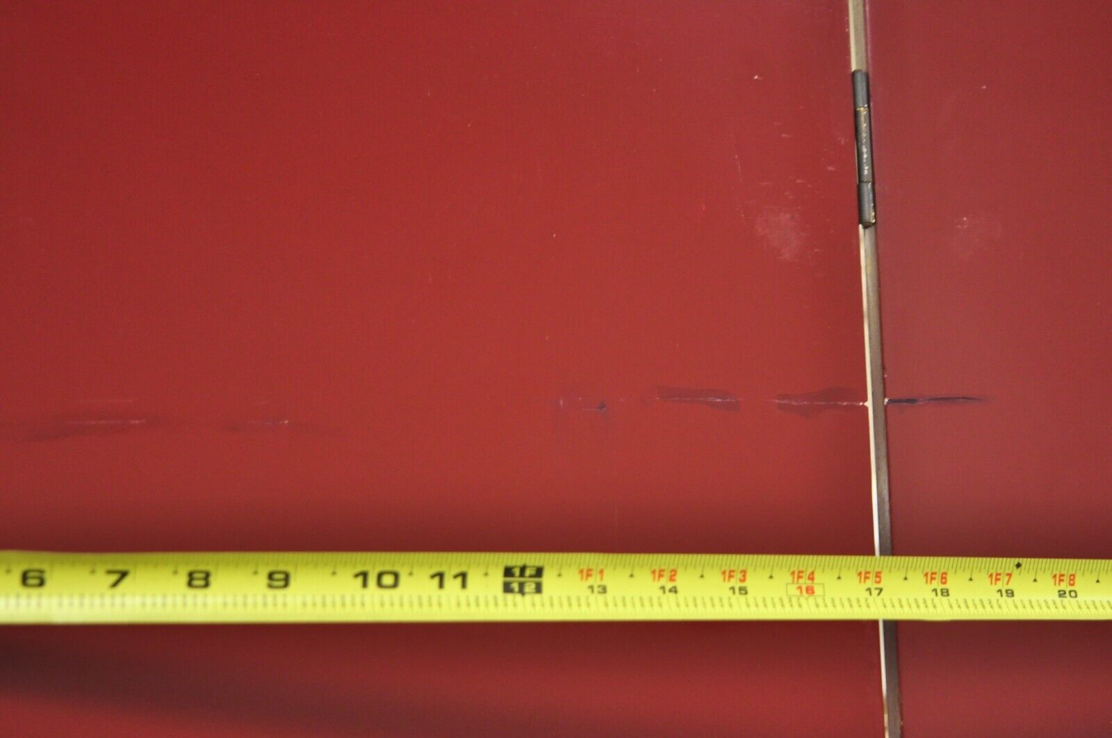 Large Chinoiserie Chinese 6 Panel Figural Red Folding Screen Room Divider