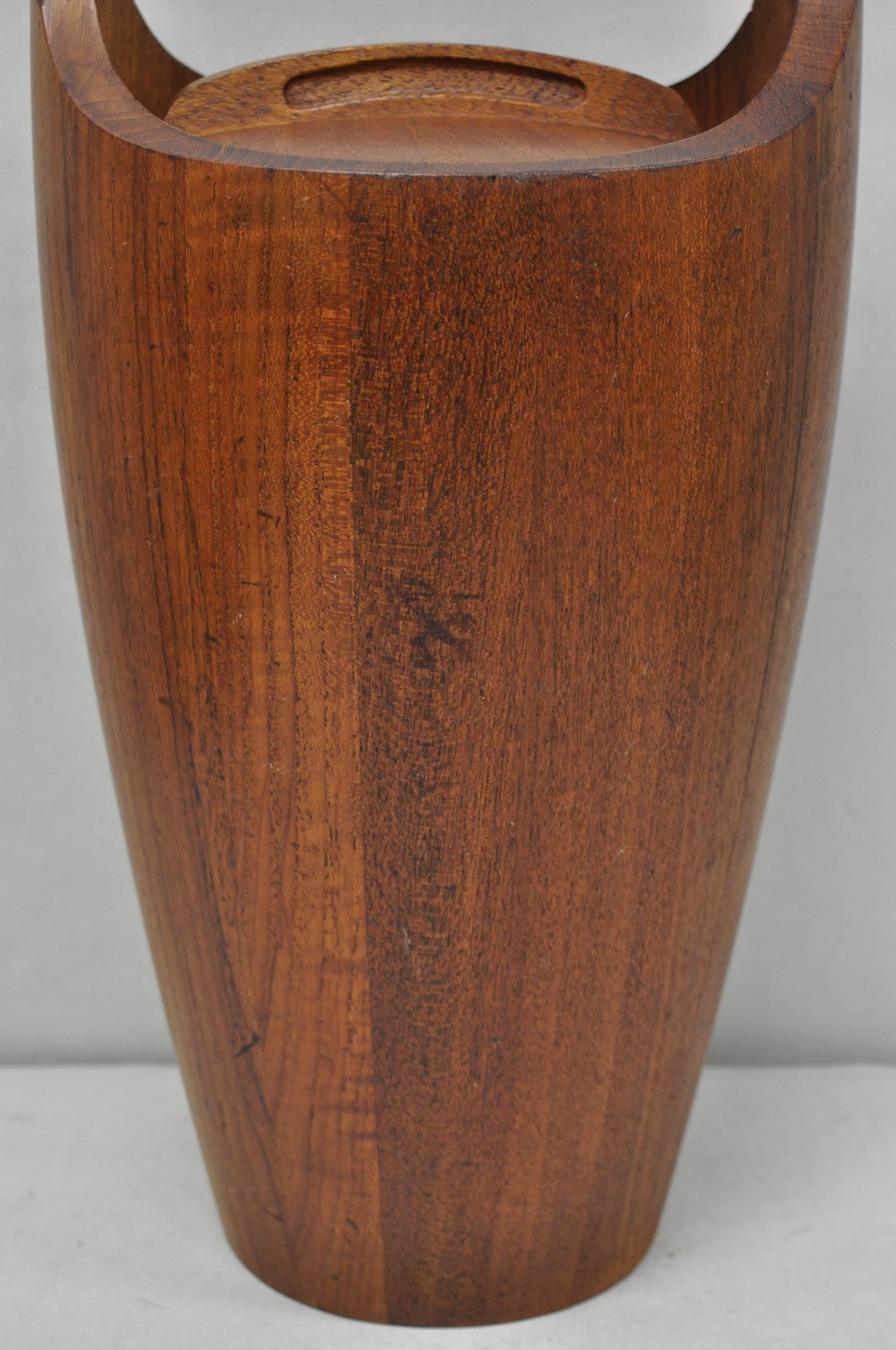 Vintage Mid Century Danish Modern Staved Teak Jens Quistgaard Ice Bucket  Dansk
