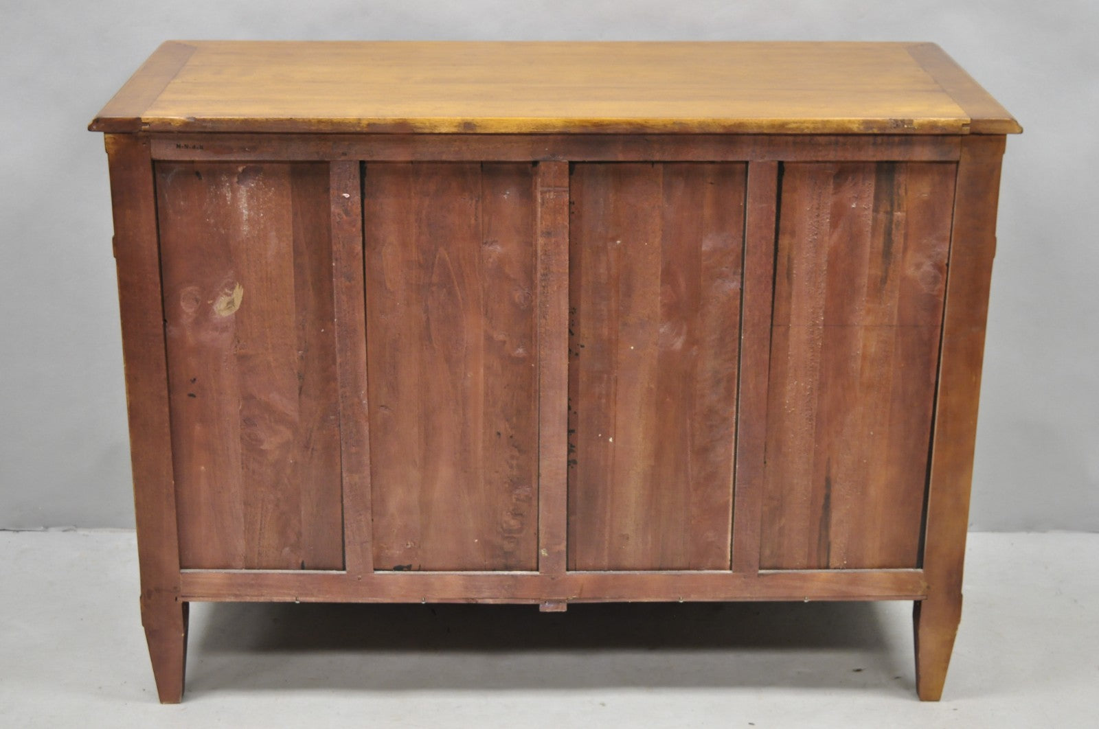 Vintage French Country Cherry Wood Server Buffet Sideboard Cabinet by MNdB
