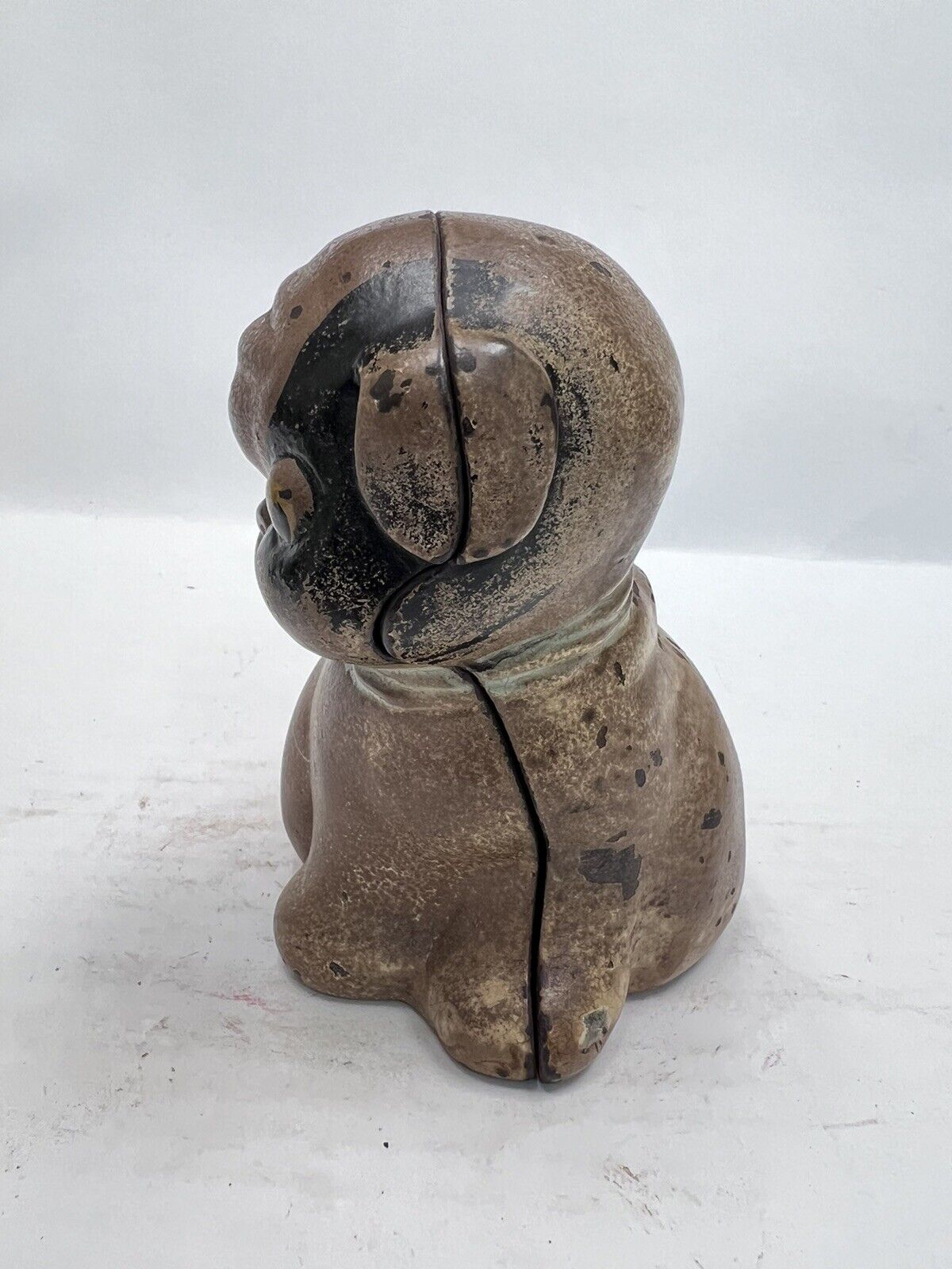 Vintage Hubley Cast Iron Still Bank "Puppo" & Bee Coin Piggy Bank