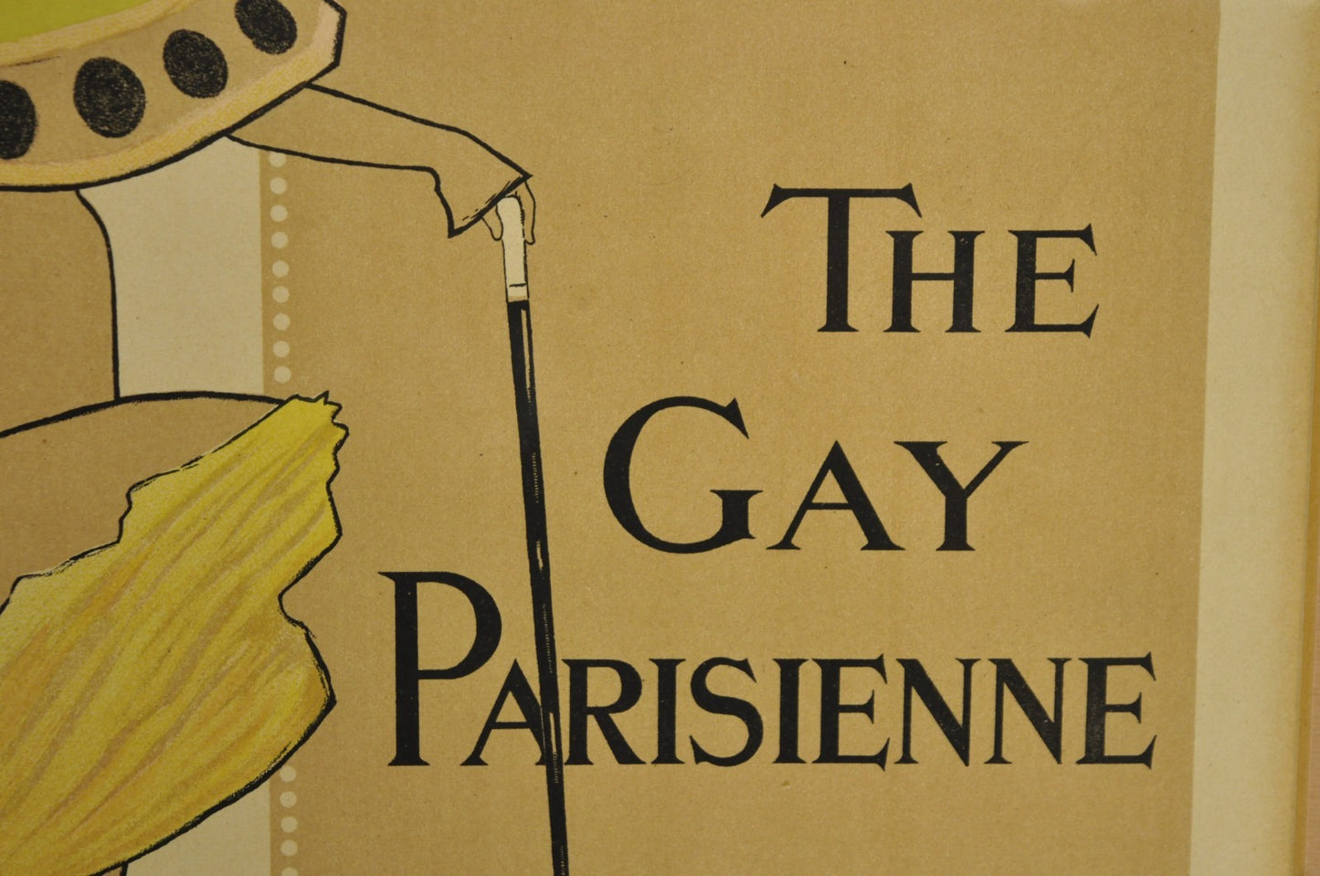 Hyland Ellis "The Gay Parisienne" Framed Lithograph Print Les Maitres de lAffice