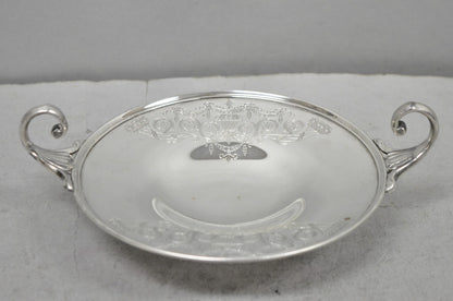 Victorian Middletown Silverware Silver Plated Pedestal Candy Dish Compote