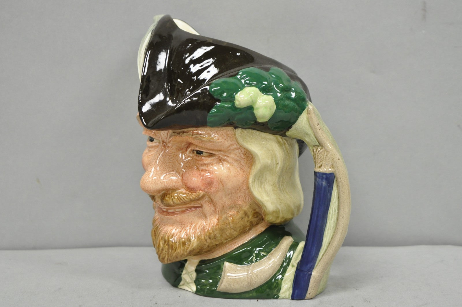 Vintage 1959 Royal Doulton Robin Hood D6527 Porcelain Toby Character Jug Mug