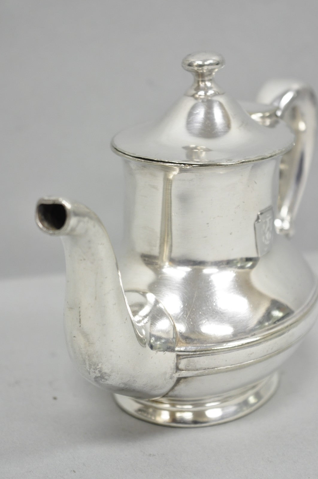 Antique Pennsylvania Railroad PRR Reed & Barton Small Silver Plated Teapot