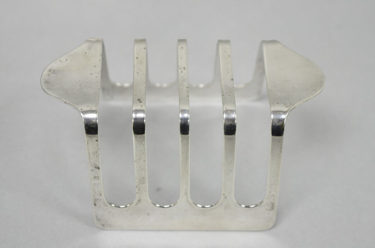 Vintage Modern Silver Plated Dinner Oil Caddy & (10) Toast Bread Racks - 12 Pcs