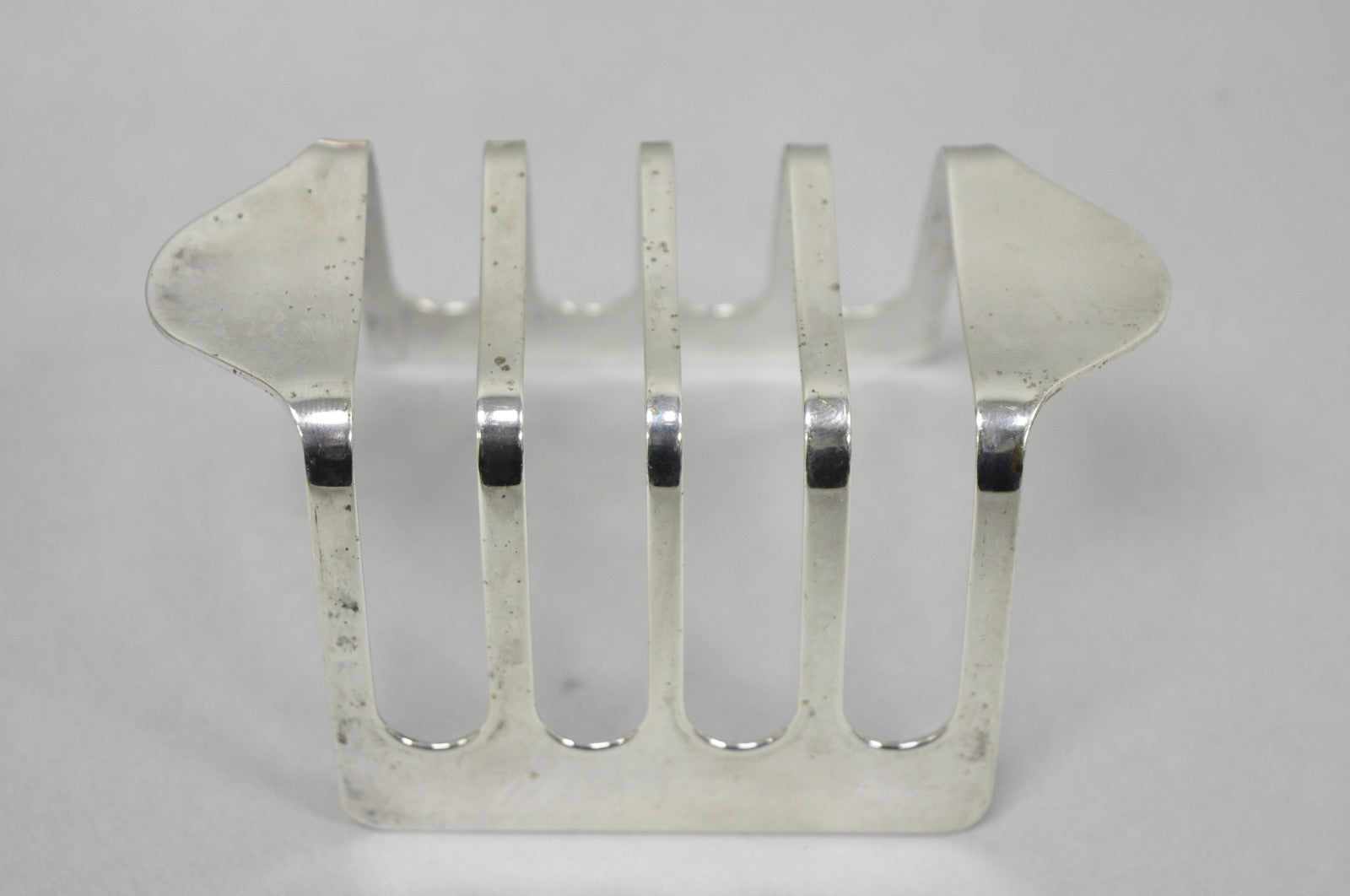 Vintage Modern Silver Plated Dinner Oil Caddy & (10) Toast Bread Racks - 12 Pcs