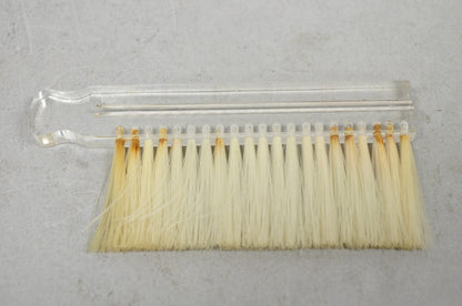 Vintage Sheffield Co Silver Plated Hinged Lid "Horse" Silent Butler w/ Broom