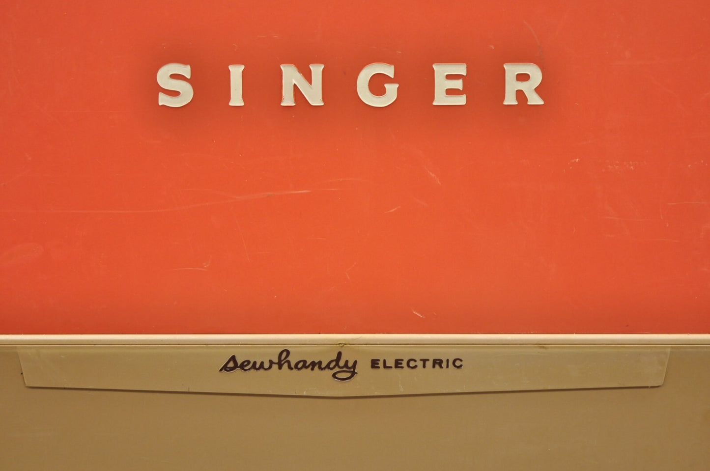 Vintage Singer Sewhandy Electric Childs Sewing Machine in Case - Works