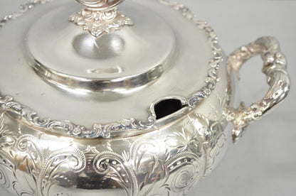 Antique Victorian Silver Plated Lidded Soup Tureen by Riverton Silver Co.
