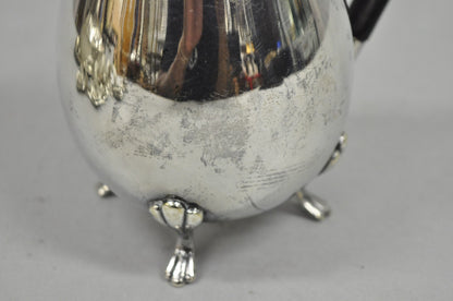 Vintage English Sheffield Victorian Silver Plated Small Coffee Tea Pot Creamer