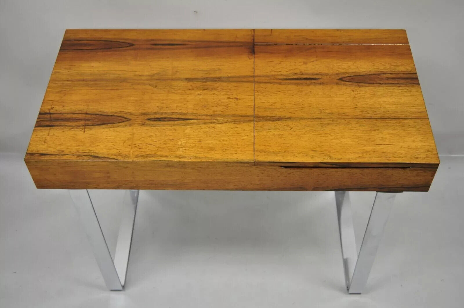 Echtes Kristall Spiegelglas Rosewood Mid Century Danish Modern Vanity Table