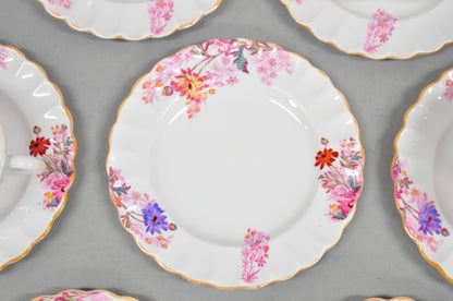 Spode England "Chelsea Garden" Bone China Porcelain Dinner Set 51 Pc Set